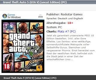 GTA V anunciado para PC