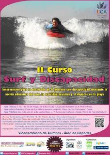 II Curso Surf y Discapacidad