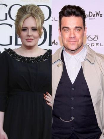 Adele cantará con Robbie Williams