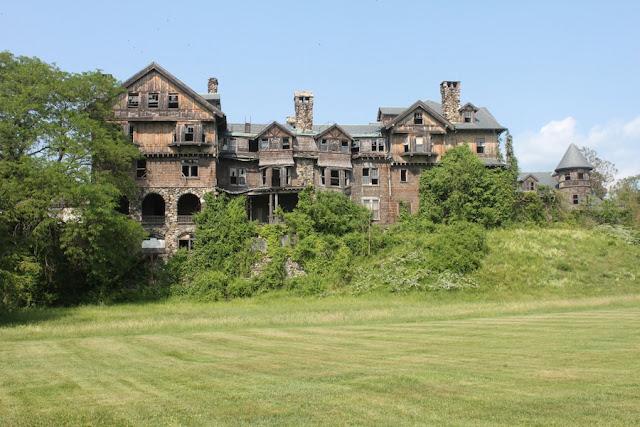 Halcyon Hall, Millbrook, Nueva York, EE.UU. castillo abandonado