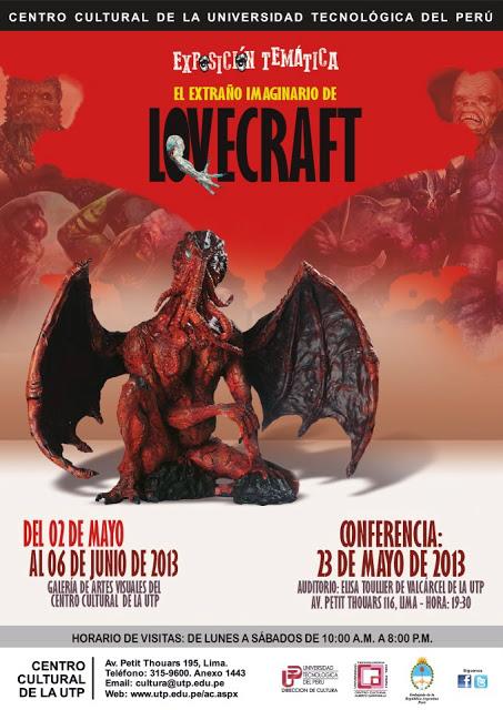 El extraño imaginario de Lovecraft, exposición