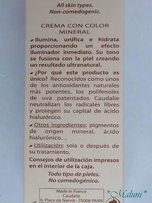 CREMA DE COLOR MINERAL CAUDALÍE