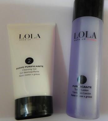 La gama de limpieza de LOLA Make Up