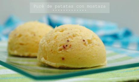 Puré de patatas con  mostaza [para el #diadelpurédepatatas]