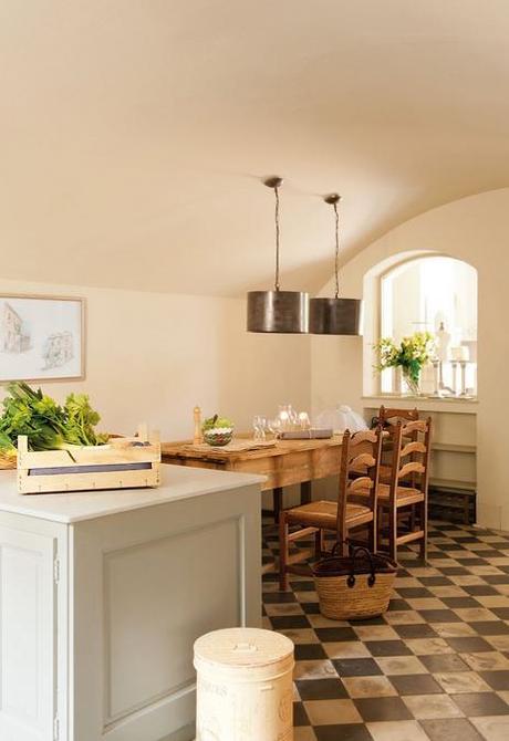 Y una escalera de cuento