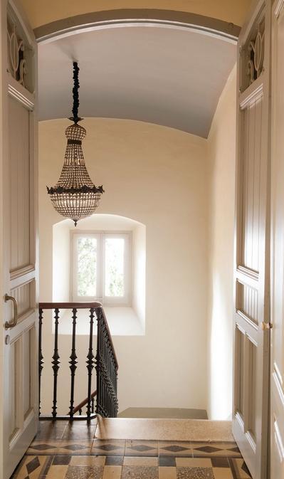 Y una escalera de cuento