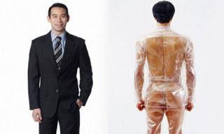 Un traje que cuando mientes se vuelve transparente