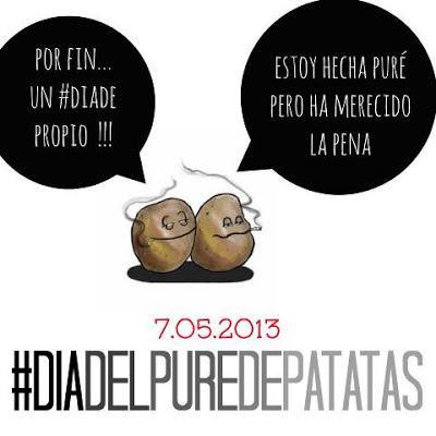 #díadelpurédepatatas. Fantastas divertidos de puré de patatas