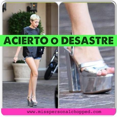 ACIERTO o DESASTRE: Miley y plataformas plateadas!