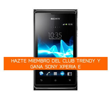 Club Trendy - el premio Sony Xperia E