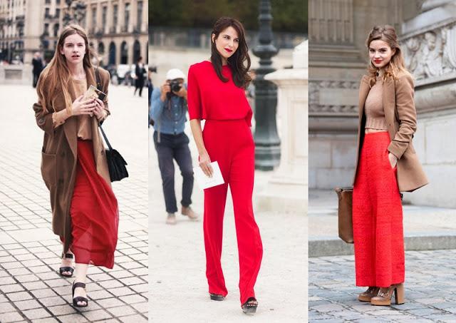 STREET STYLE: RED +COLLAGE