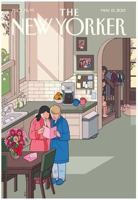 Visbilidad lésbica para el Día de la Madre en la portada del The New Yorker