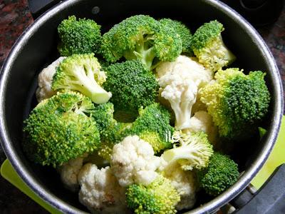 Brocoli y coliflor gratinado