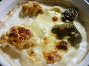 Brocoli coliflor gratinado