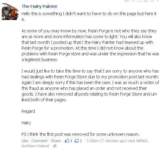 Resin Forge:Estafa real o no?