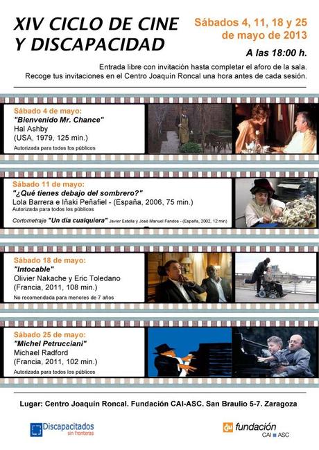 XIV Ciclo Cine y Discapacidad en Zaragoza