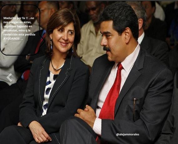 AMOR DE CANCILLER COLOMBIANA POR MADURO