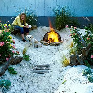 Hacer un jardín de playa