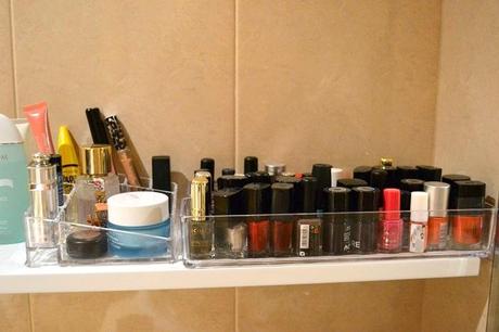 Organizador de maquillaje y esmaltes