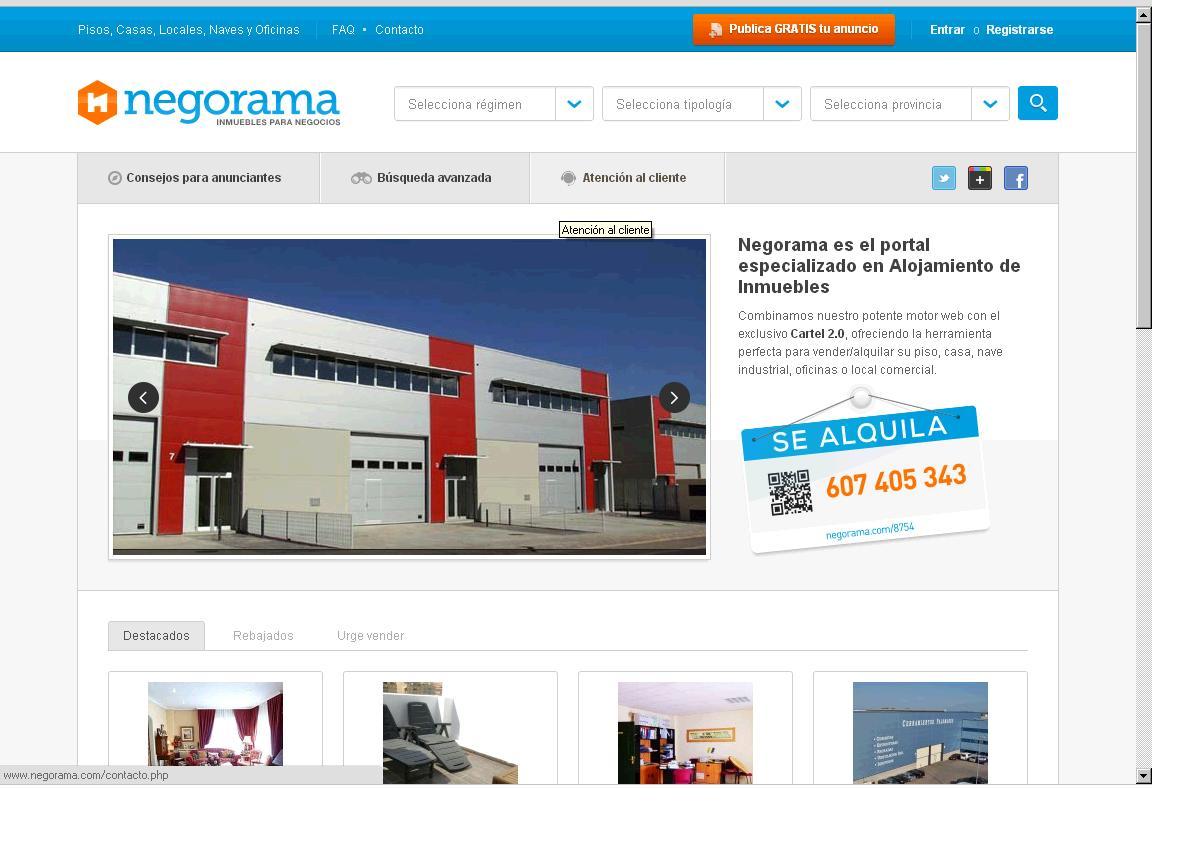 El portal inmobiliario Low Cost