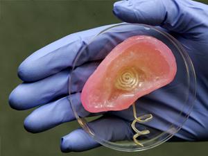 La primera oreja humana que se imprime y escucha.