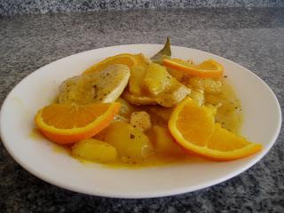 PECHUGAS DE POLLO A LA NARANJA