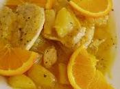 Pechugas pollo naranja