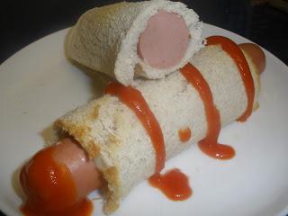 Perritos calientes con pan de molde