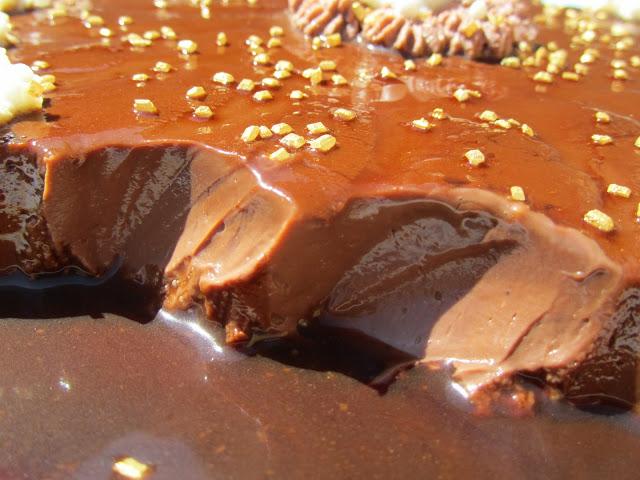 Flan de chocolate sin horno