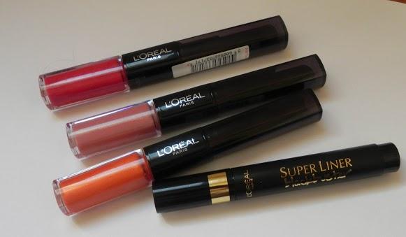 Novedades de Loreal: Delineador Super liner Blackbuster y labiales 24 horas (review y look)