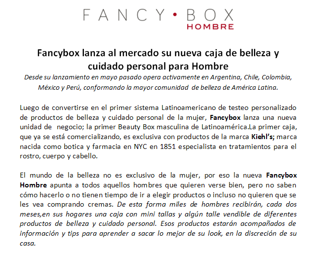 •FancyBox Hombre•