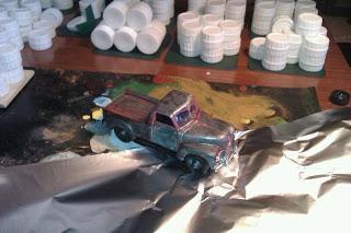 pincel y dados: Tutorial: ranchera abandonado