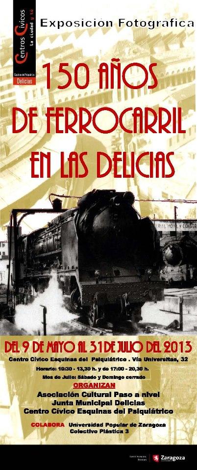 NOTICIAS-150 años de ferrocarril en las Delicias.