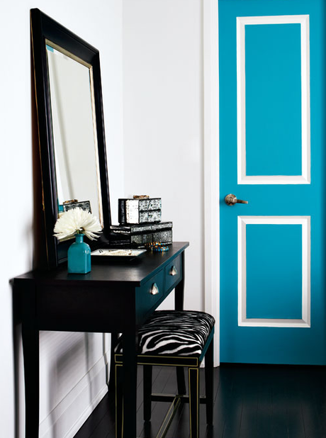 Turquesa y Negro...la extraña pareja Turquesa y Negro...la extraña pareja