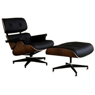 Butaca Eames con Ottoman