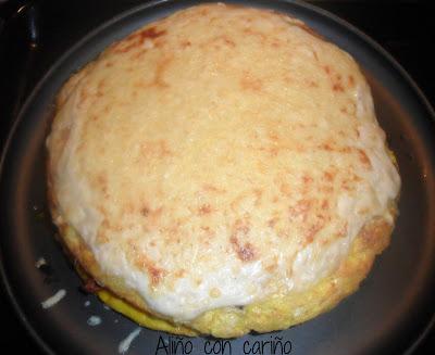 TORTILLA DE PATATAS A LA BOLOÑESA