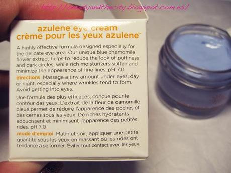 Azulene Eye Cream de Earth Science