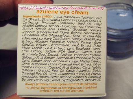 Azulene Eye Cream de Earth Science