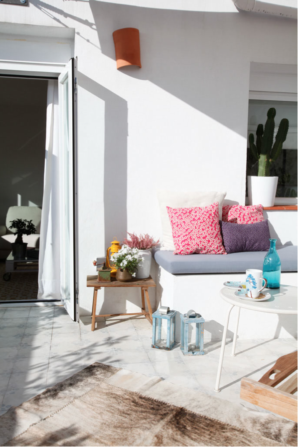 Decoración terrazas áticos bonitas y alegres