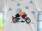 TIENDA KdeKids: camiseta infantil personalizada Niño motorista.