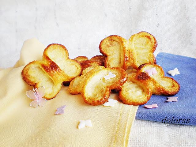 Mariposas  de hojaldre