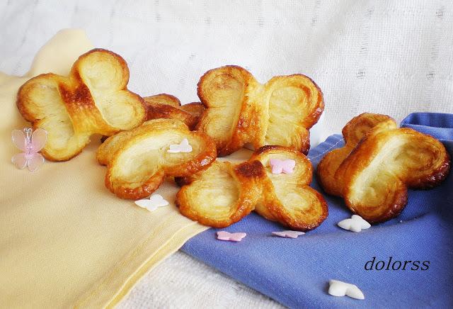 Mariposas  de hojaldre