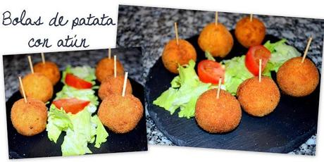 Bolas de patata con atún