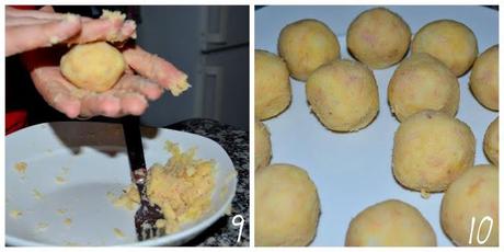 Bolas de patata con atún Bolas de patata con atún