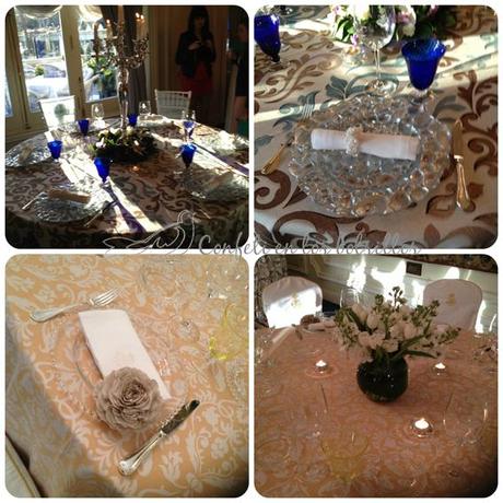 Decoración de mesas en el Ritz 2013