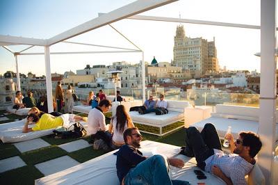 LA TERRAZA DEL HOTEL OSCAR.