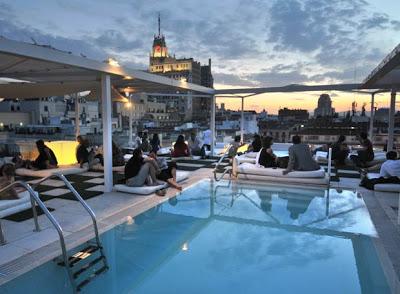 LA TERRAZA DEL HOTEL OSCAR.