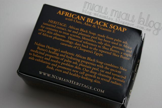Nubian Heritage African Black Soap Bar ~ iHerb