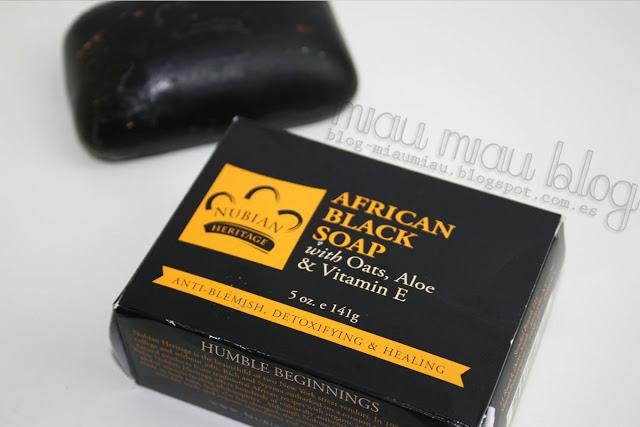 Nubian Heritage African Black Soap Bar ~ iHerb
