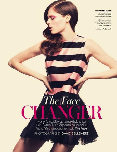 VOGUE TAILANDIA: “THE FACE CHANGER” BY DAVID BELLEMERE FEAT COCO ROCHA